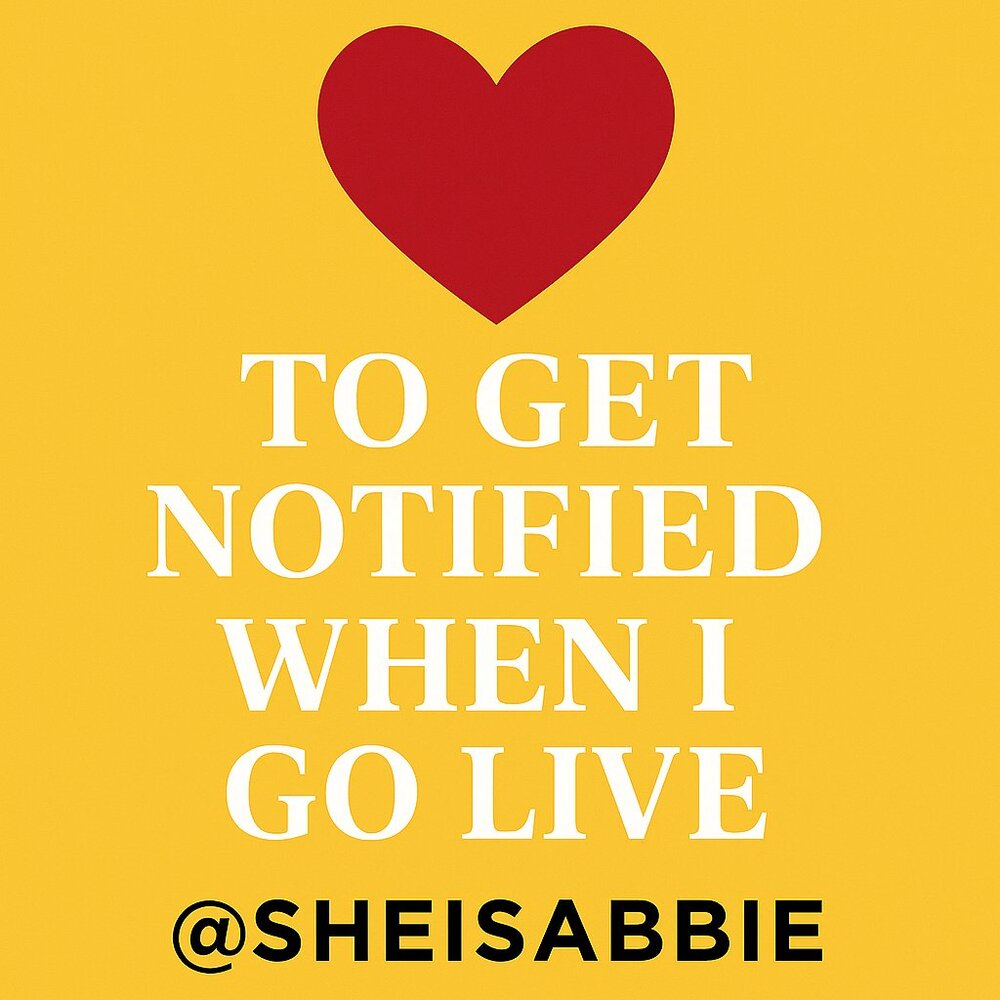 Get notified when I'm live!